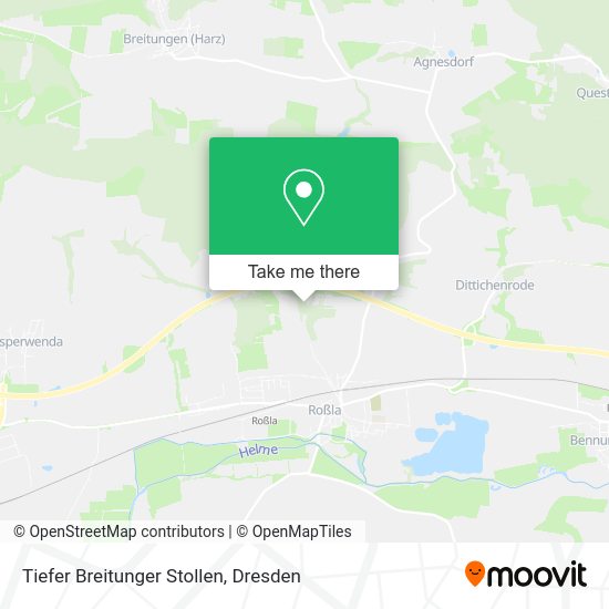 Карта Tiefer Breitunger Stollen