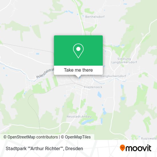 Карта Stadtpark ""Arthur Richter""