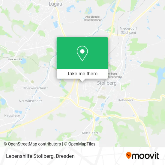Карта Lebenshilfe Stollberg