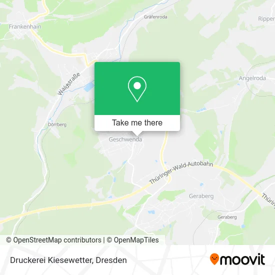 Карта Druckerei Kiesewetter