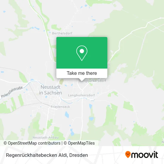 Карта Regenrückhaltebecken Aldi