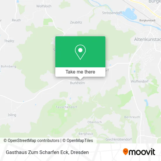 Карта Gasthaus Zum Scharfen Eck