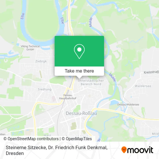 Карта Steinerne Sitzecke, Dr. Friedrich Funk Denkmal