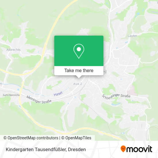 Карта Kindergarten Tausendfüßler