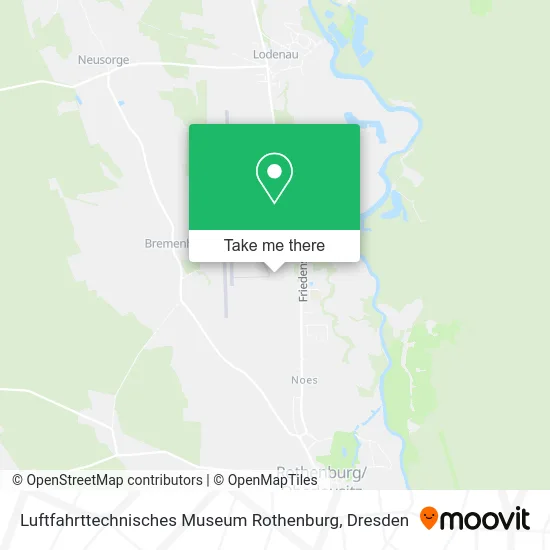 Карта Luftfahrttechnisches Museum Rothenburg