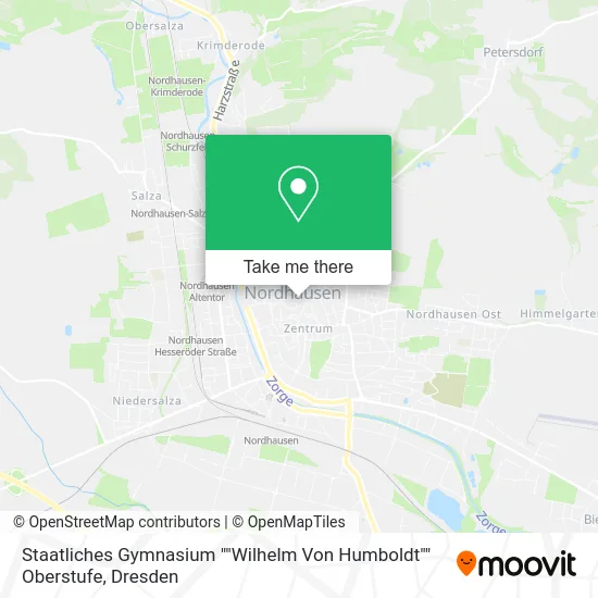 Карта Staatliches Gymnasium ""Wilhelm Von Humboldt"" Oberstufe