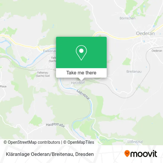 Карта Kläranlage Oederan/Breitenau