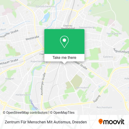 Карта Zentrum Für Menschen Mit Autismus