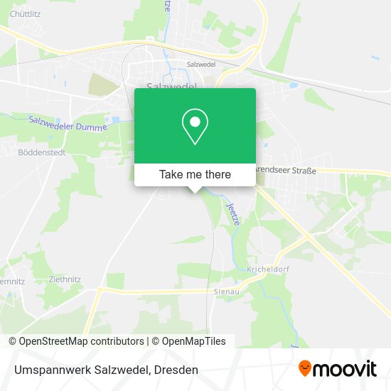Карта Umspannwerk Salzwedel