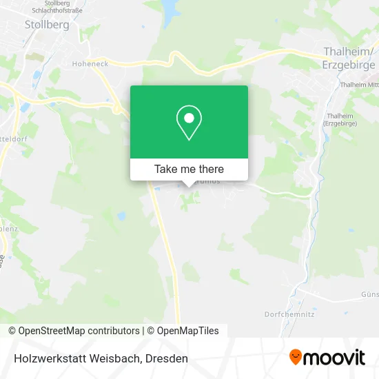 Карта Holzwerkstatt Weisbach