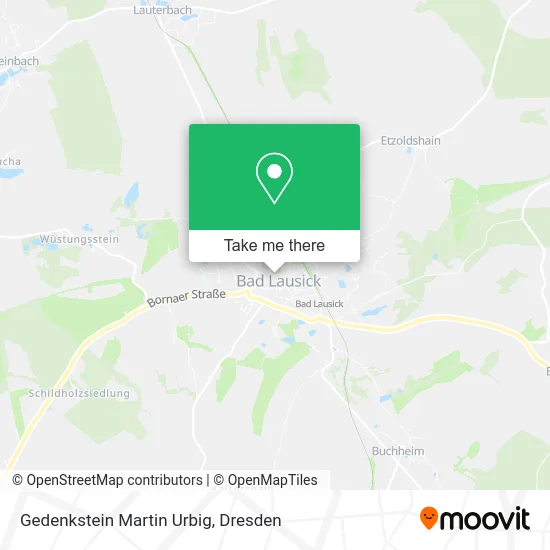 Карта Gedenkstein Martin Urbig