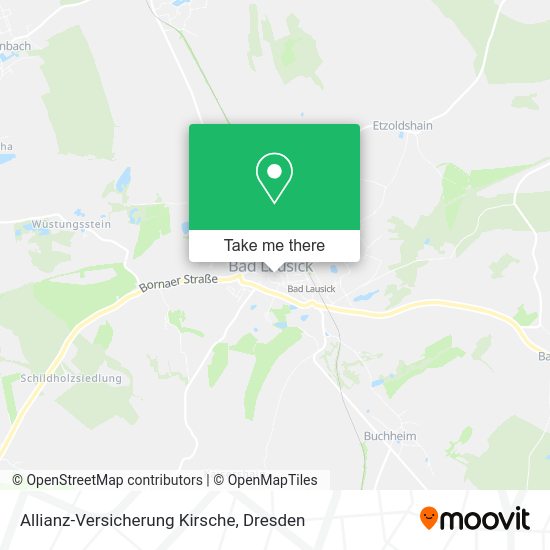 Карта Allianz-Versicherung Kirsche