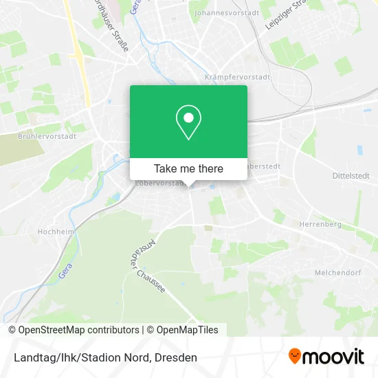 Landtag/Ihk/Stadion Nord map