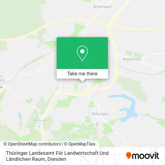 Thüringer Landesamt Für Landwirtschaft Und Ländlichen Raum map