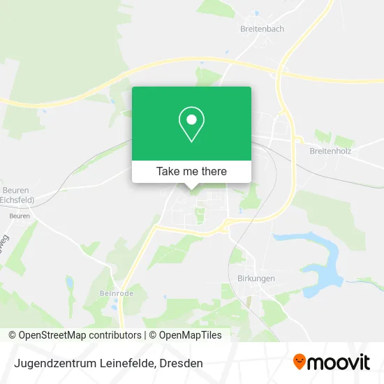 Карта Jugendzentrum Leinefelde