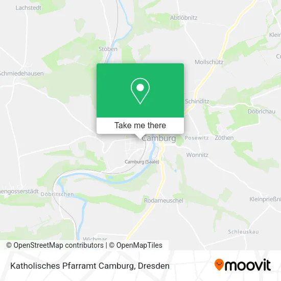 Карта Katholisches Pfarramt Camburg
