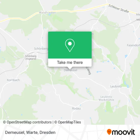 Карта Demeusel, Warte