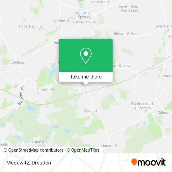 Карта Medewitz