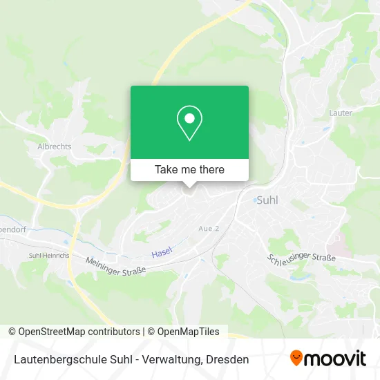 Карта Lautenbergschule Suhl - Verwaltung
