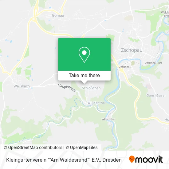 Карта Kleingartenverein ""Am Waldesrand"" E.V.