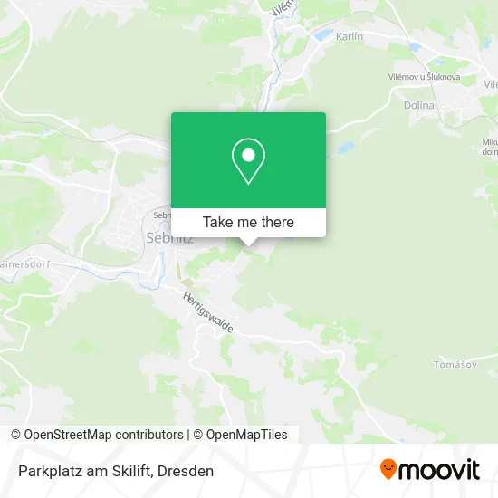 Карта Parkplatz am Skilift