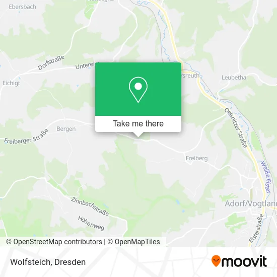 Карта Wolfsteich