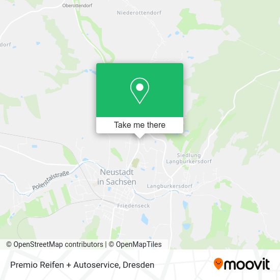 Карта Premio Reifen + Autoservice