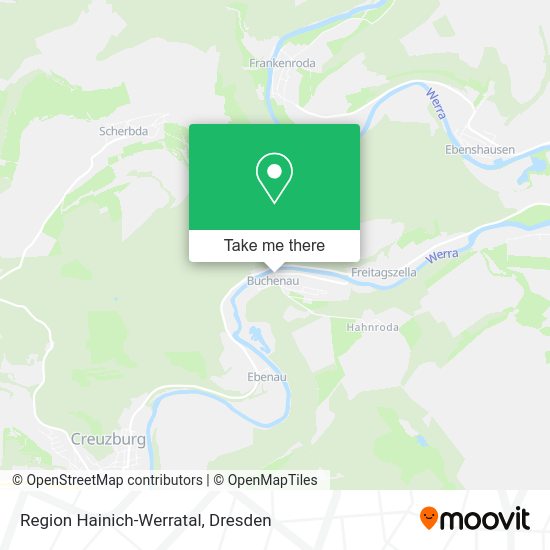 Карта Region Hainich-Werratal