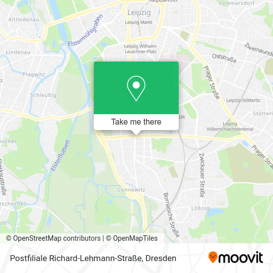 Карта Postfiliale Richard-Lehmann-Straße