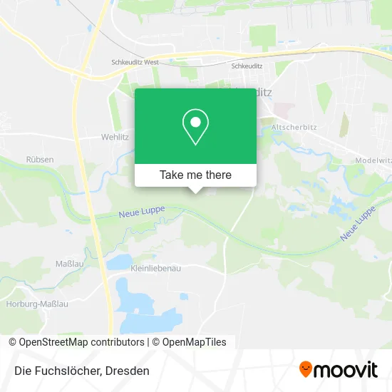 Карта Die Fuchslöcher