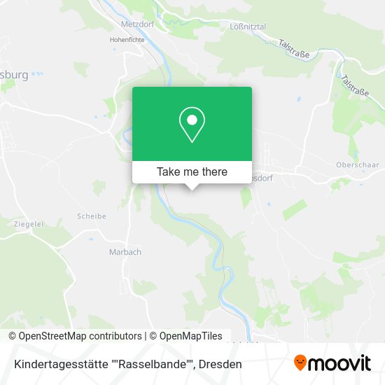 Карта Kindertagesstätte ""Rasselbande""