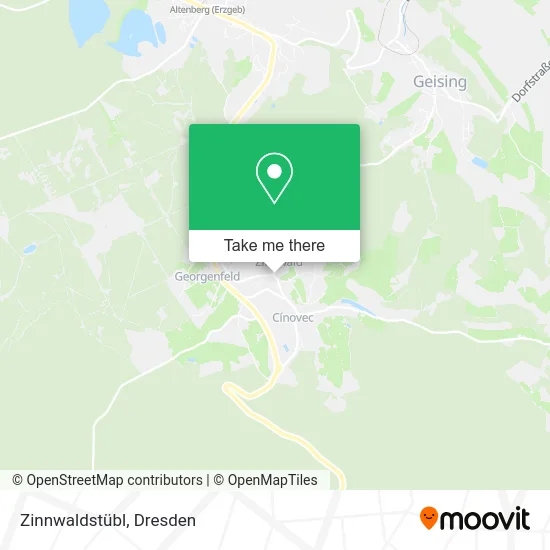 Карта Zinnwaldstübl