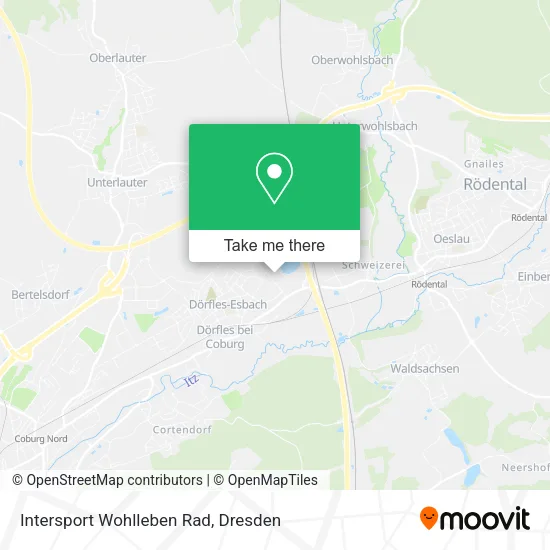 Карта Intersport Wohlleben Rad