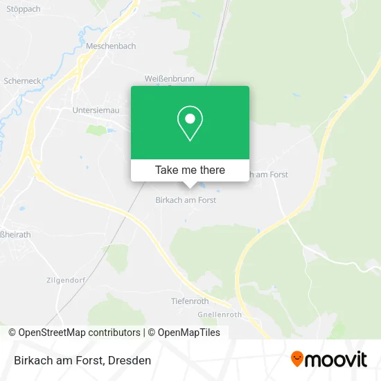 Карта Birkach am Forst