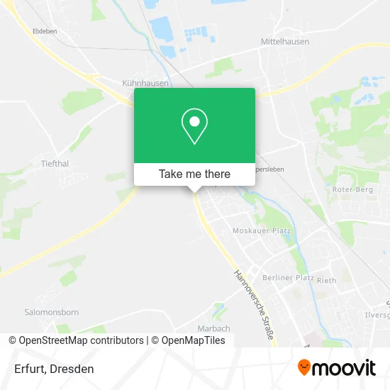 Карта Erfurt