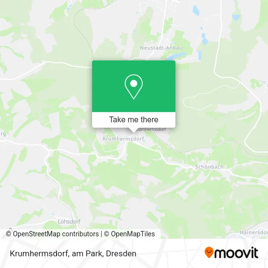 Карта Krumhermsdorf, am Park