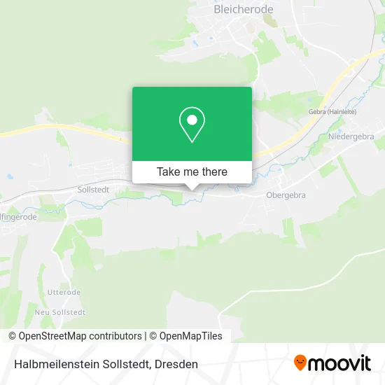 Карта Halbmeilenstein Sollstedt