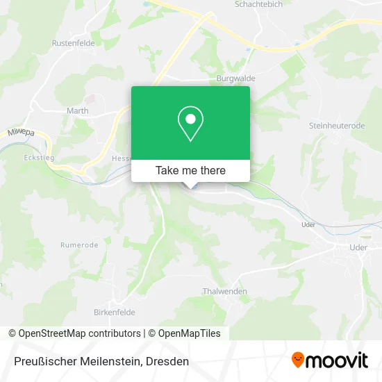 Карта Preußischer Meilenstein