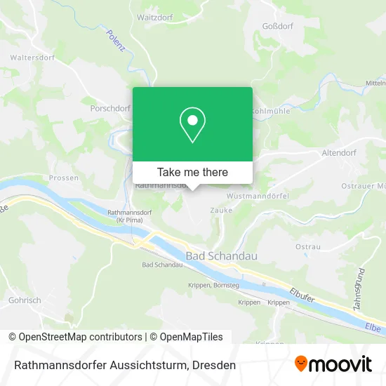 Карта Rathmannsdorfer Aussichtsturm