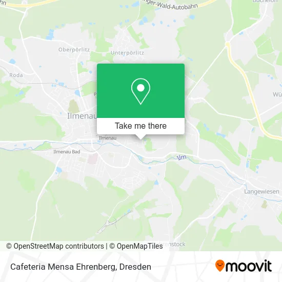 Карта Cafeteria Mensa Ehrenberg