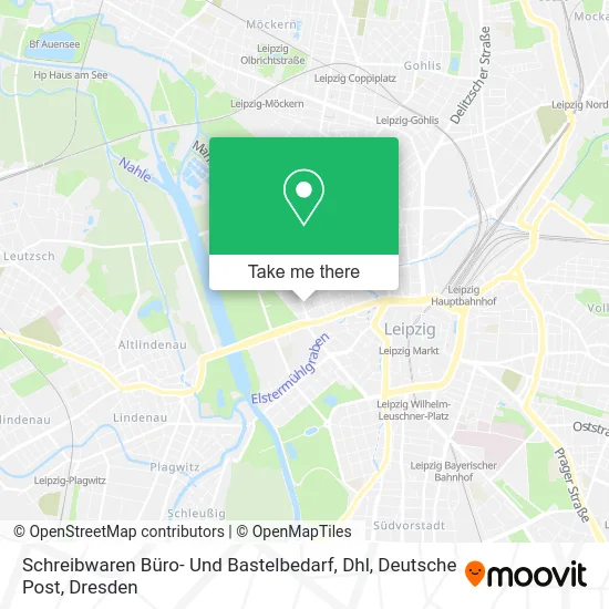 Карта Schreibwaren Büro- Und Bastelbedarf, Dhl, Deutsche Post