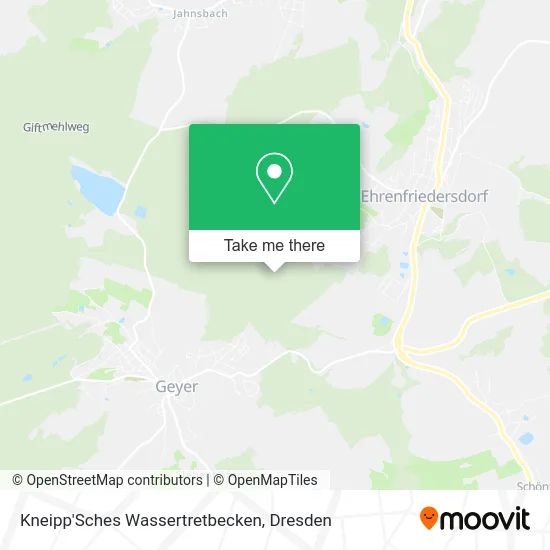 Карта Kneipp'Sches Wassertretbecken