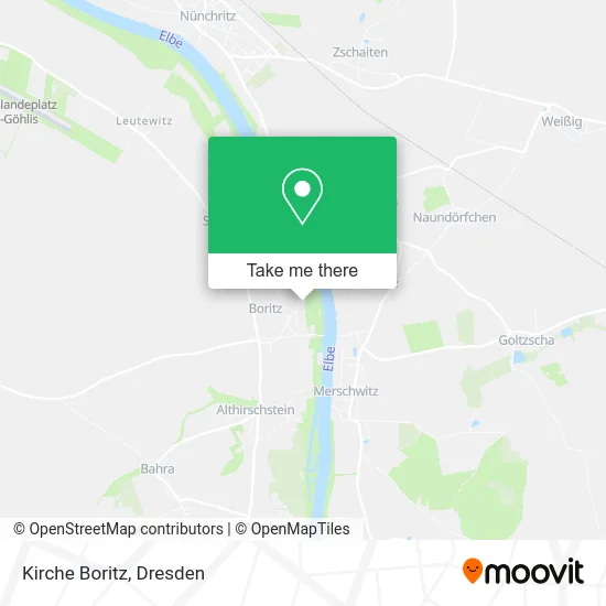 Карта Kirche Boritz