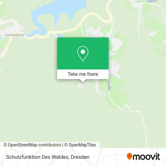 Карта Schutzfunktion Des Waldes