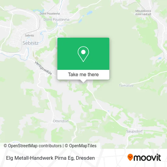 Карта Elg Metall-Handwerk Pirna Eg