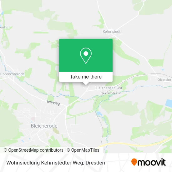 Карта Wohnsiedlung Kehmstedter Weg