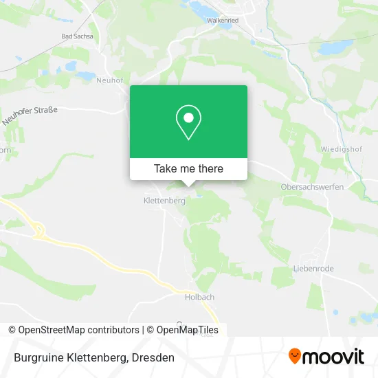 Карта Burgruine Klettenberg