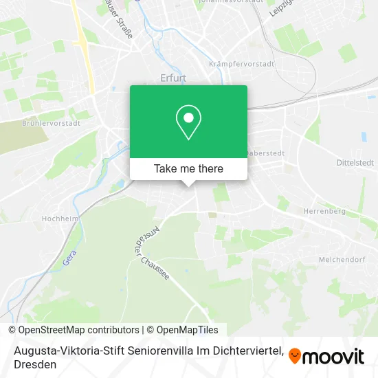 Карта Augusta-Viktoria-Stift Seniorenvilla Im Dichterviertel