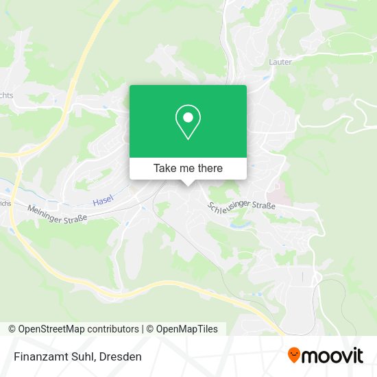 Карта Finanzamt Suhl