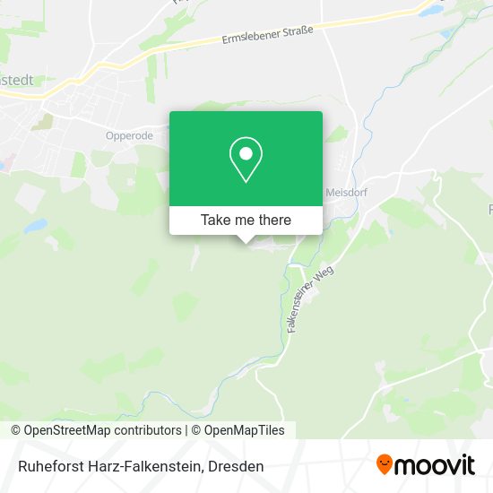 Карта Ruheforst Harz-Falkenstein